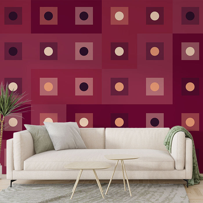 Seinatapeet Geomeetriline | Retro Mitmevärviline