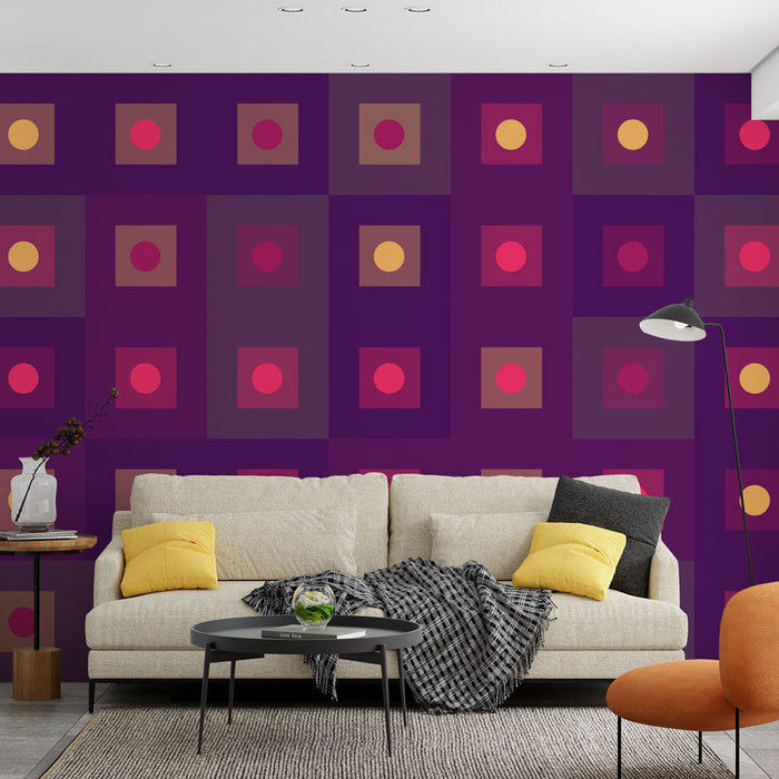 Tapet geometric | Modernitate cu modele colorate