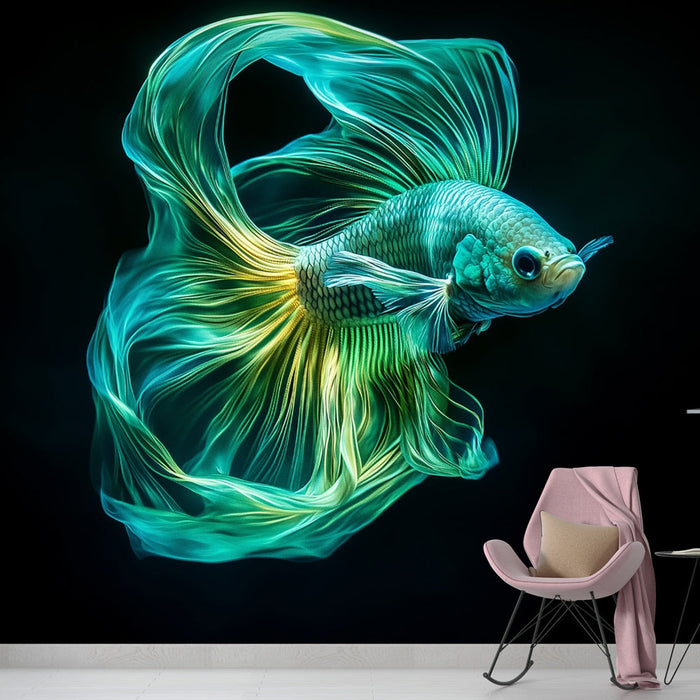 Fototapeta borbene ribe | Izbruh vodnih barv