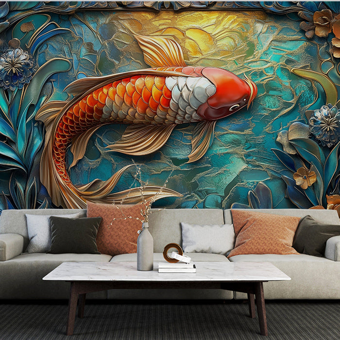 Foto Behang koi karper | Exotische muurschilderkunst