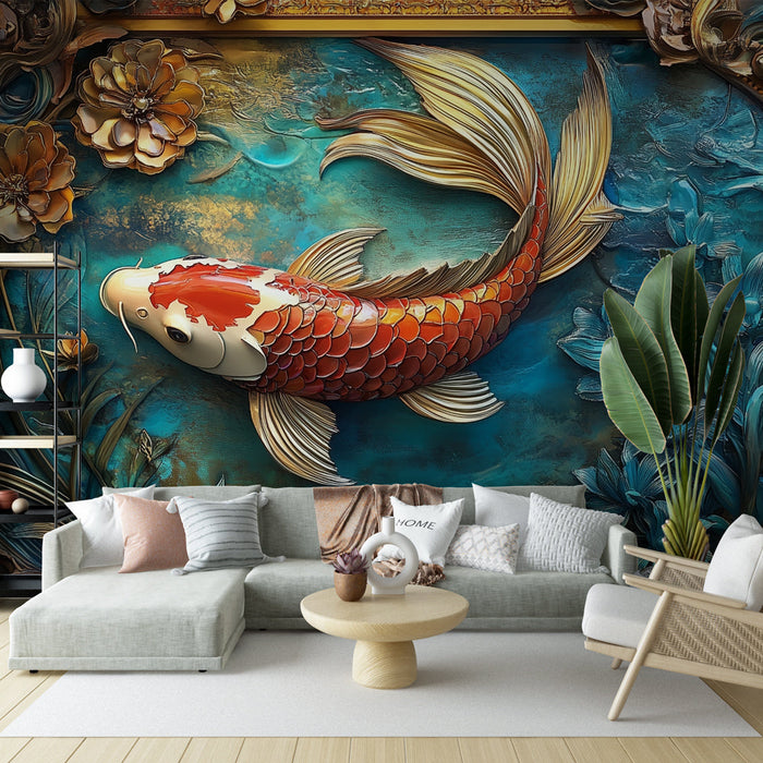 Tapeta Koi Carp | Přírodou inspirované nástěnné umění