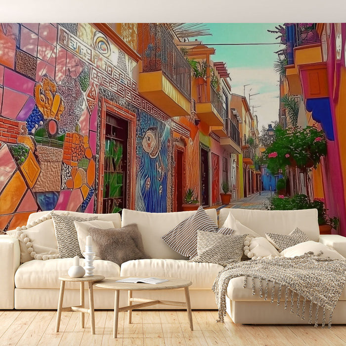 Kaupunki Tapetti | Värikkäät Freskot