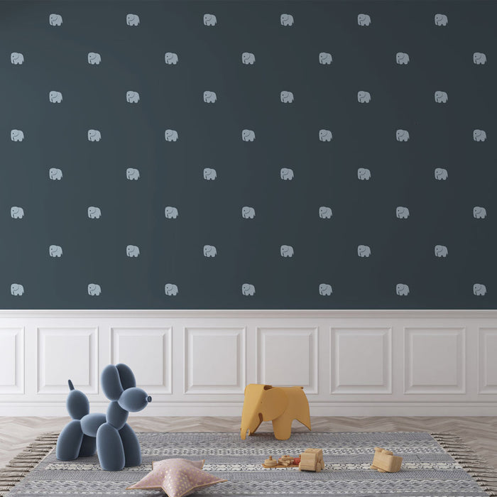 Mural Wallpaper Elephant | Cute and Minimalist Design