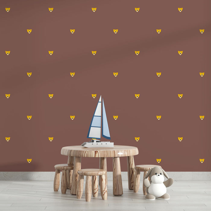 Muraaltapeet leopard | Mänguline ja elegantne muster