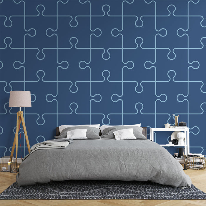 Tapet pussel | Lekfullt och geometriskt design