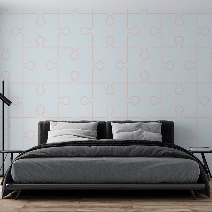 Puzzle tapet mural | Design minimalist și modern