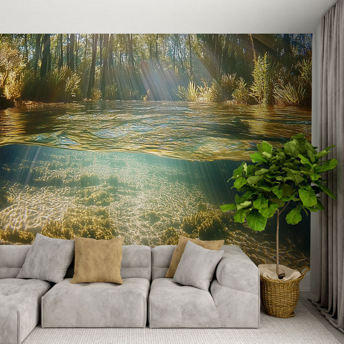 Tapete θαλάσσιο τοπίο | Υποβρύχια φώτα