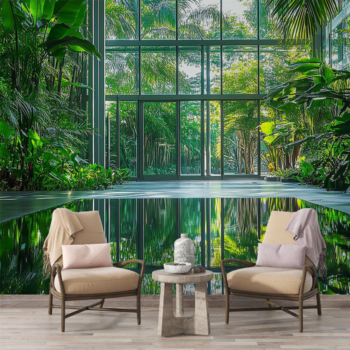 Mural Wallpaper indoor garden | Botanical escape
