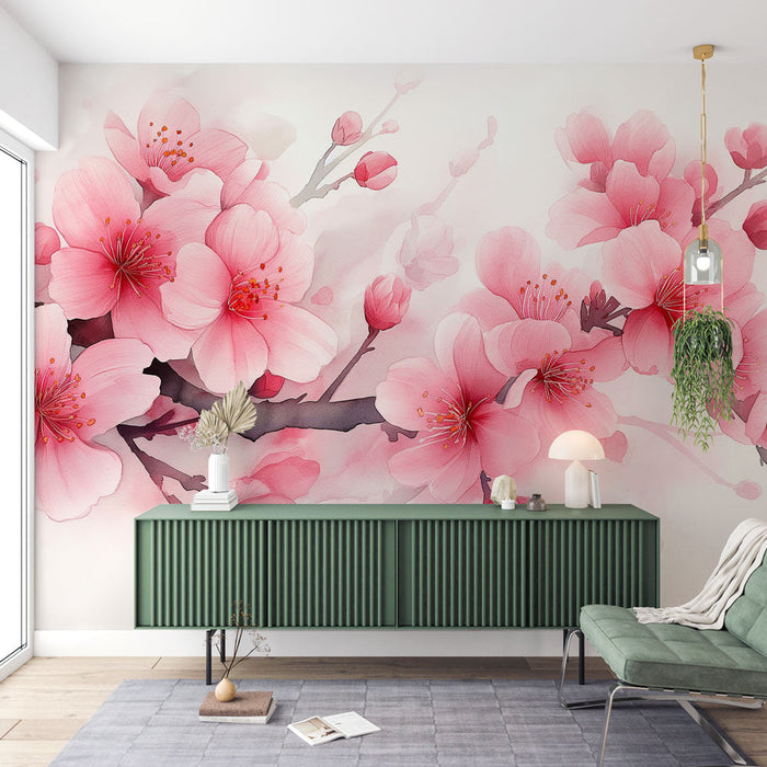 Floral Wallpaper | Cherry Blossoms on Branch