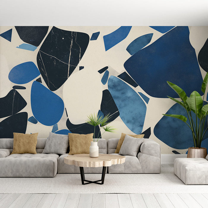 Tapetti Mural Wallpaper | Blue Contrast