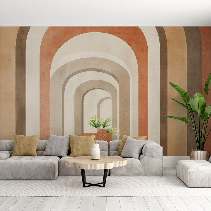 Papel pintado arch | Arch in continuity in a contemporary style