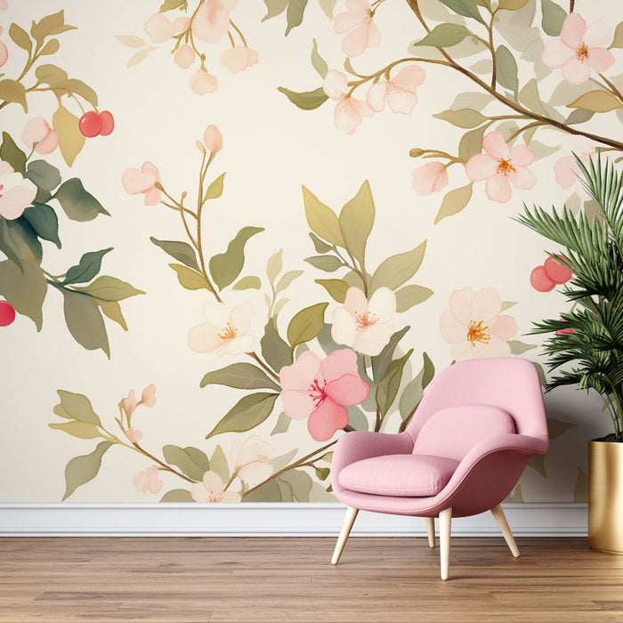 Cherry Wallpaper | Picking from the Cherry Tree