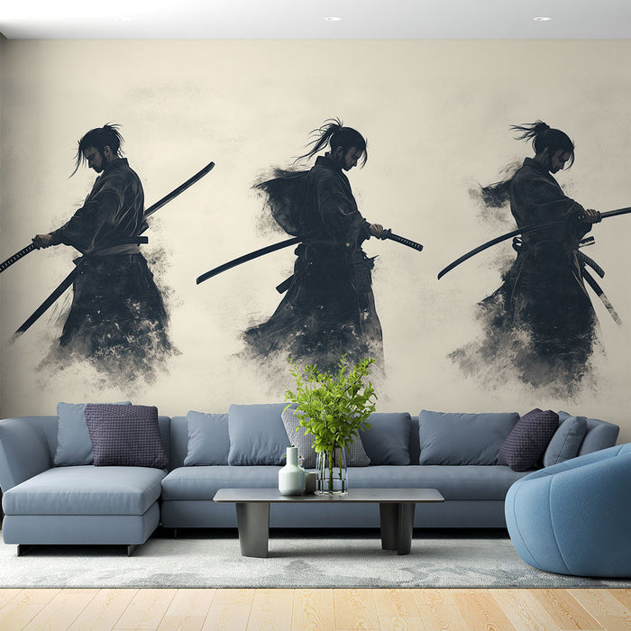 Tapeta Samurai | Artystyczne sylwetki