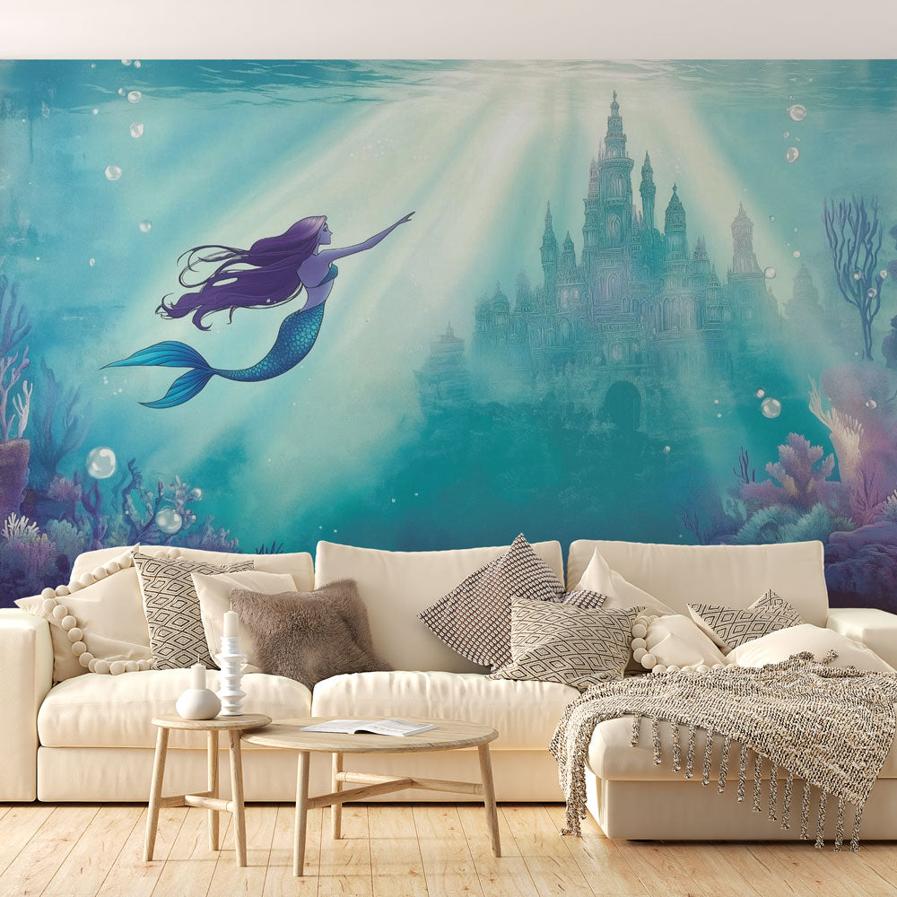 Mural Wallpaper mermaid | Enchanted underwater adventure — WonderMural