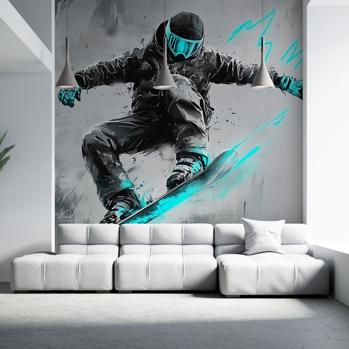 Carta da parati snowboard | Esplosione di adrenalina