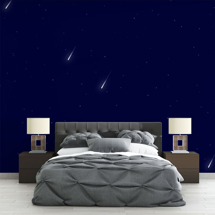 Muralová tapeta Starry | Déšť padajících hvězd