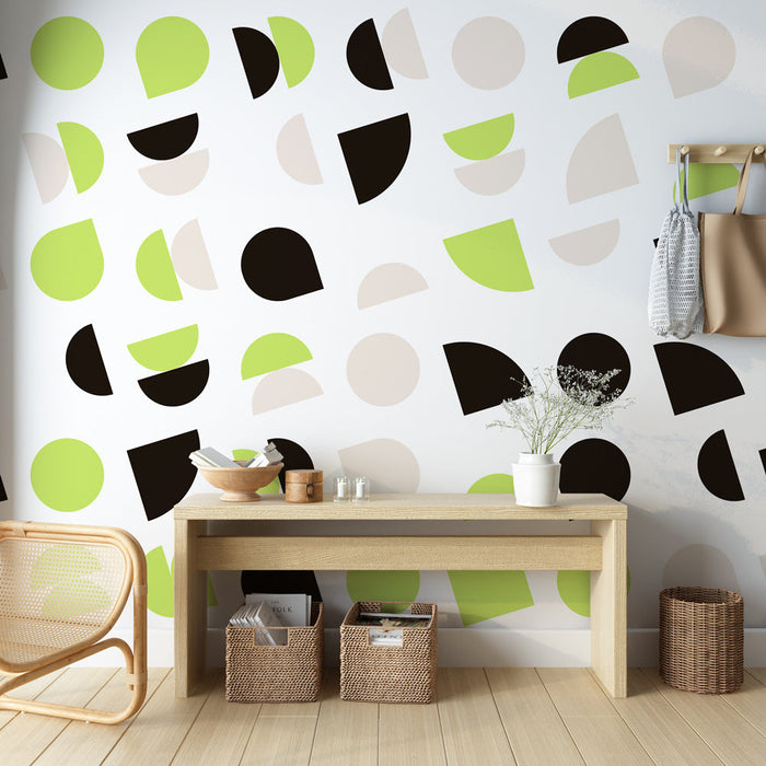 Ταπετσαρία τοίχου γεωμετρική | Πολύχρωμα αφηρημένα μοτίβα