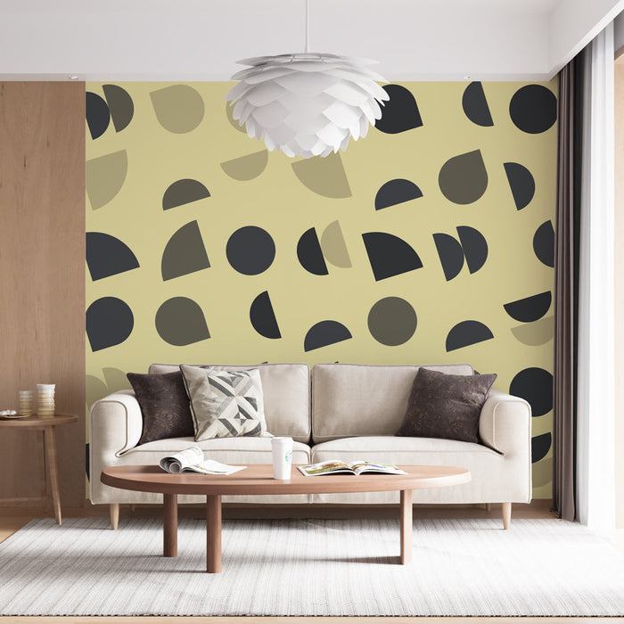 Foto Behang geometrisch | Abstract cirkels patroon