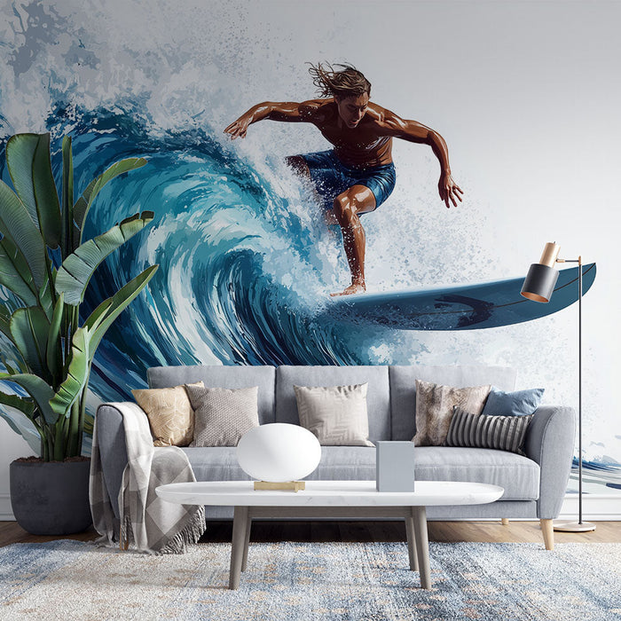Фототапет сърфист | Екшън и приключения на вълните