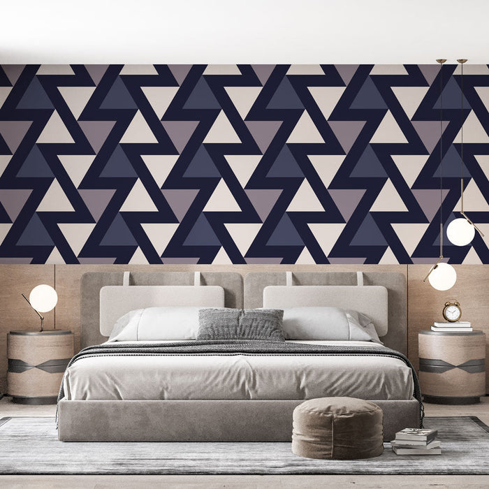 Mural Wallpaper Geometric | Vintage Triangle