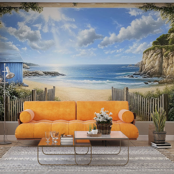 Mural Wallpaper plaža | Realističan bijeg na obalu