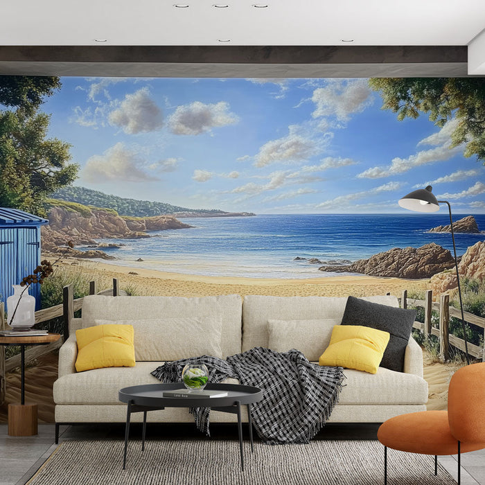 Tapeta pláž | Panoramatický únik na pobřeží