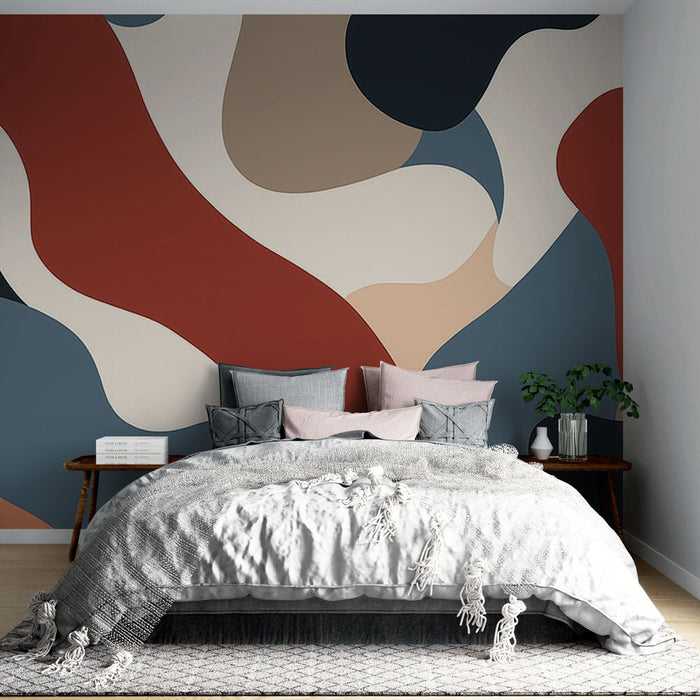 Tapetti Abstrakti | Orgaaninen ja Värikäs Kuviointi