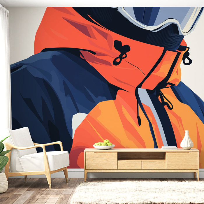 Téli sportdzseki | Műszaki dzseki kapucnival és időjárás védelemmel