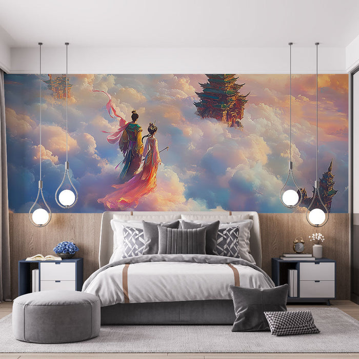 Tapete fantastischer Himmel | Orientalische himmlische Reise