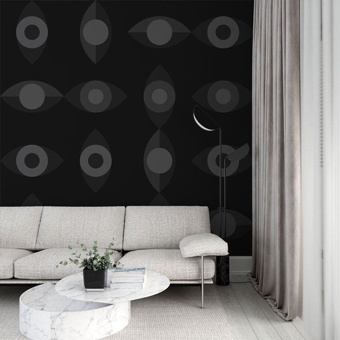 Carta da parati con motivi oculari | Design moderno e mistico