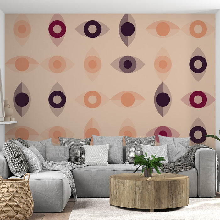 Fototapet göz deseni | Geometrik ve modern tasarım